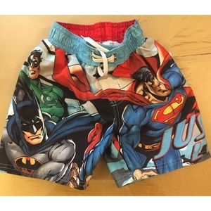 Toddler boy swim suit Justice League 4/5